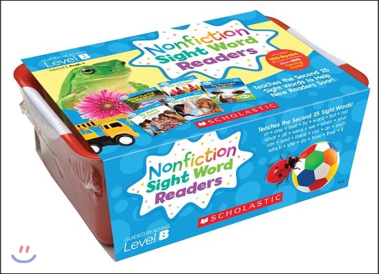 Nonfiction Sight Word Readers Guided Reading Level B (Classroom Set): Teaches the Second 25 Sight Words to Help New Readers Soar!