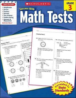 Scholastic Success With Math Tests, Grade 3