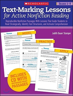 Text-Marking Lessons for Active Nonfiction Reading Grades 4-8