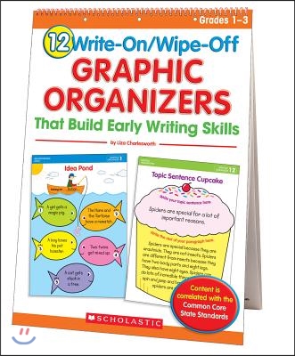 12 Write-On / Wipe-Off Graphic Organizers That Build Early Writing Skills, Grades 1-3