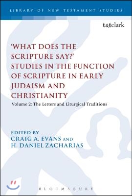 &#39;What Does the Scripture Say?&#39; Studies in the Function of Scripture in Early Judaism and Christianity, Volume 2: Volume 2: The Letters and Liturgical