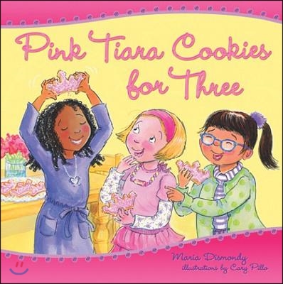 Pink Tiara Cookies for Three