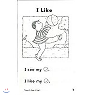 I Like, Word & Picture Book Take Home Level K, 5pk