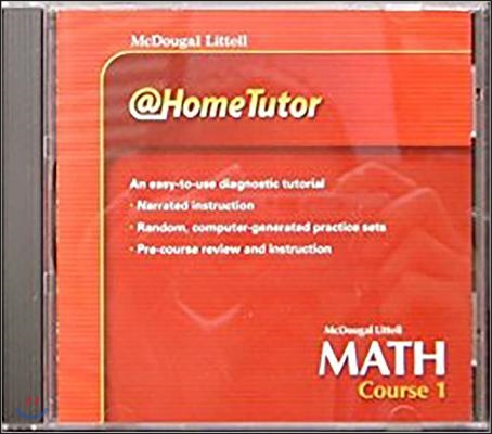 Math Course 1, Grades 6-8 At-home Tutor