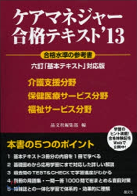 ’13 ケアマネジャ-合格テキスト