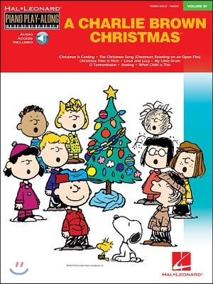 Charlie Brown Christmas Piano Play-Along Volume 34 Book/Online Audio [With CD]