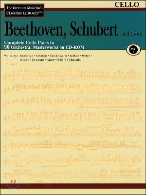 Beethoven, Schubert &amp; More - Volume 1: The Orchestra Musician&#39;s CD-ROM Library - Cello