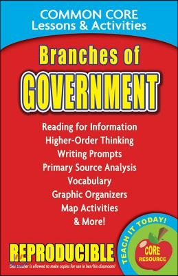 Branches of Government: Common Core Lessons &amp; Activities