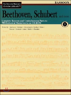 Beethoven, Schubert &amp; More - Volume 1: The Orchestra Musician&#39;s CD-ROM Library - Bassoon