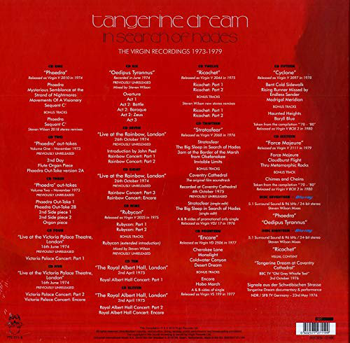 Tangerine Dream (탠저린 드림) - In Search Of Hades: The Virgin Recordings 1973-1979 [16CD+2Blu-ray 박스세트]