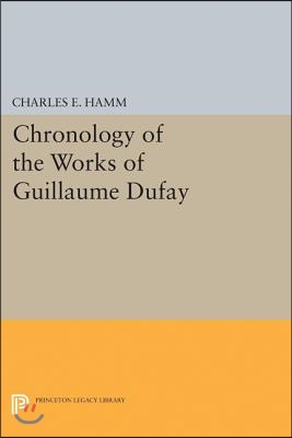 Chronology of the Works of Guillaume Dufay