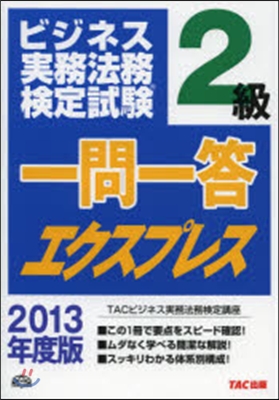 ’13 ビジネス實務法務檢定試驗一問2級