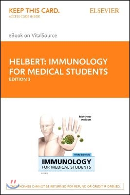 Immunology for Medical Students Elsevier eBook on Vitalsource (Retail Access Card)