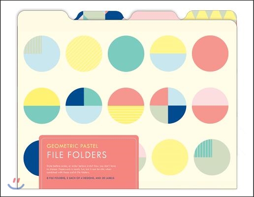 Geometric Pastel File Folder