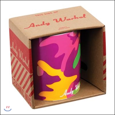 Andy Warhol Magenta Camouflage Boxed Mug