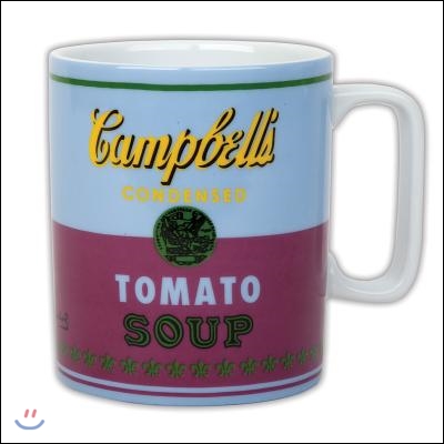 The Andy Warhol Campbell`s Soup Red Violet Mug