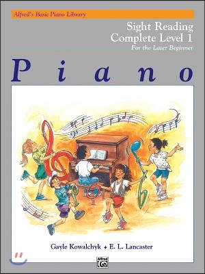 Alfred&#39;s Basic Piano Library Sight Reading Book Complete