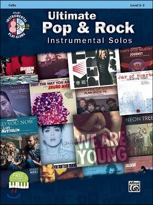 Ultimate Pop & Rock Instrumental Solos for Strings: Cello, Book & CD