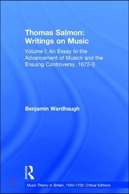 Thomas Salmon: Writings on Music