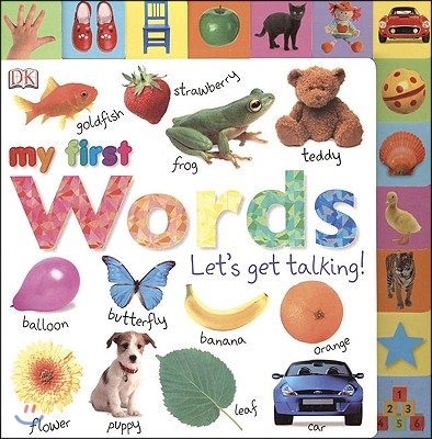 Tabbed Board Books: My First Words: Let's Get Talking!