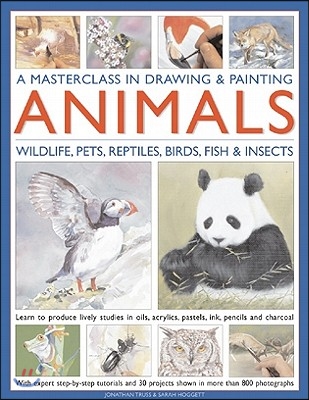 A Masterclass in Drawing &amp; Painting Animals: Wildlife, Pets, Reptiles, Birds, Fish &amp; Insects