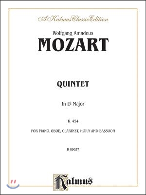 Quintet in E-Flat, K. 452: For Piano, Oboe, Clarinet, Horn and Bassoon