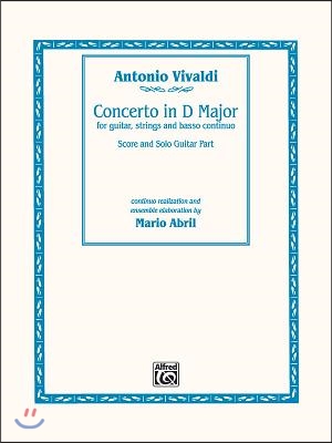 Concerto in D Major: Score &amp; Part