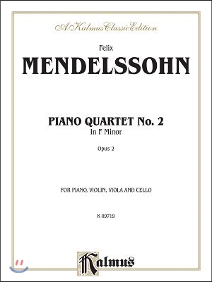 Piano Quartets, Op. 2