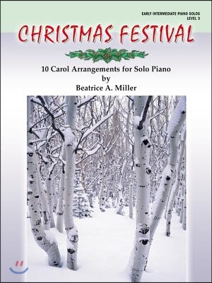 Christmas Festival, Level 3: 10 Carol Arrangements for Solo Piano