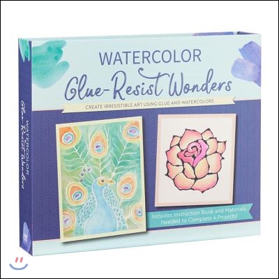 Watercolor Glue-Resist Wonders