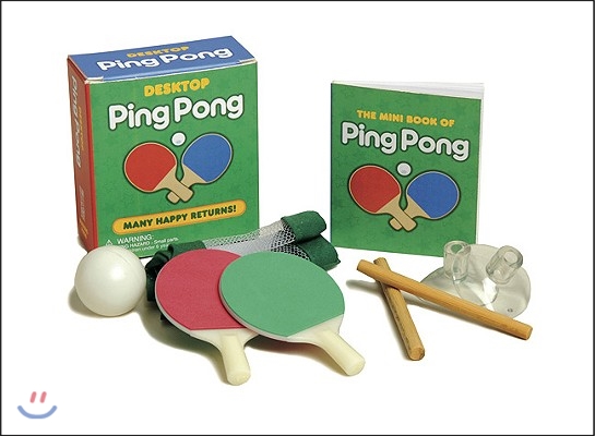 Desktop Ping Pong [With Miniature Ping Pong Paddles]