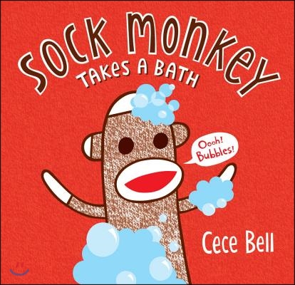 Sock Monkey Takes a Bath