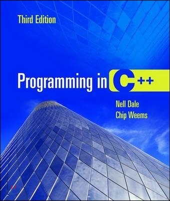 Programming in C++ 3e