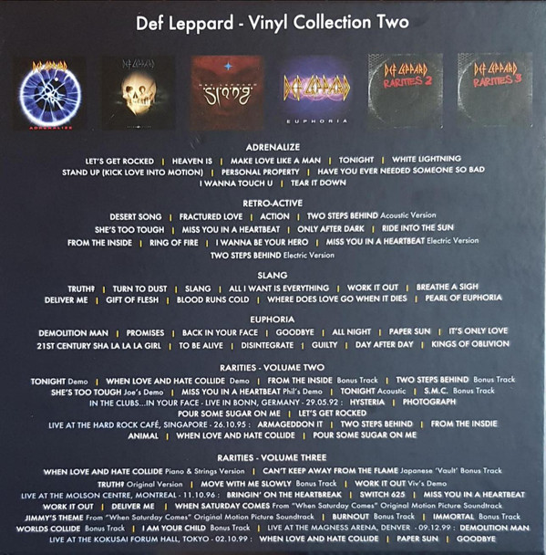 Def Leppard - Vinyl Collection: Vol.2 데프 레퍼드 컬렉션 2집 [10LP 박스세트]