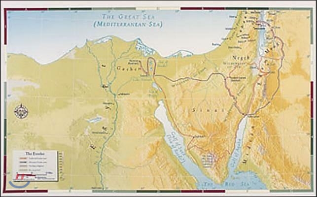 Exodus Bibleland Map