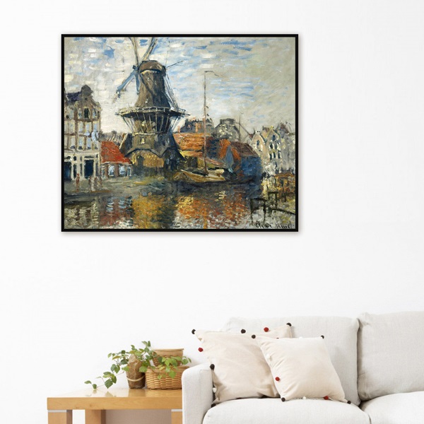 [The Bella] 모네 - 암스테르담 낯선 운하의 풍차 The Windmill on the Onbekende Gracht, Amsterdam