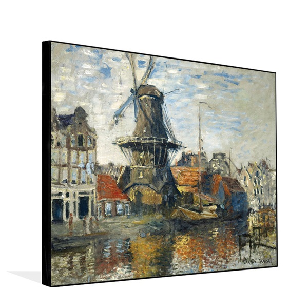 [The Bella] 모네 - 암스테르담 낯선 운하의 풍차 The Windmill on the Onbekende Gracht, Amsterdam