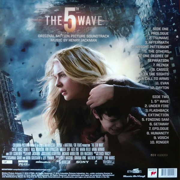 제5침공 영화음악 (The 5th Fifth Wave OST by Henry Jackman 헨리 잭맨) [LP]