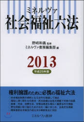 ’13 ミネルヴァ社會福祉六法