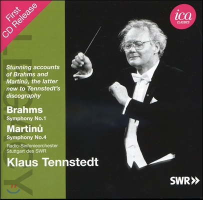 Klaus Tennstedt 브람스: 교향곡 1번 / 마르티누: 교향곡 4번 (Brahms: Symphony No.1 Op.68 / Martinu: Symphony No.4) 클라우스 텐슈테트
