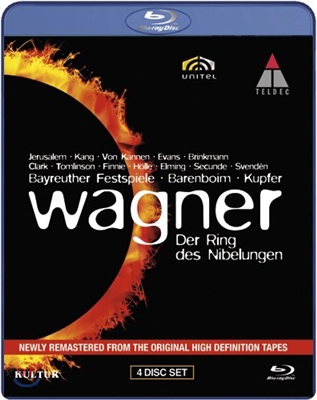 바그너 : 니벨룽겐의 반지 전곡 - 다니엘 바렌보임 (4Blu-ray Deluxe Edition Box)