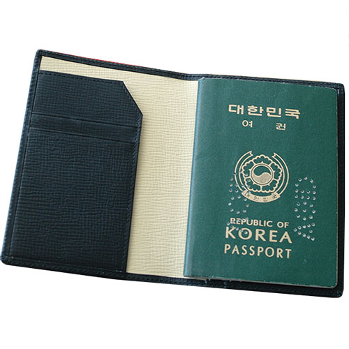 다코타엠보 콤비 특소 여권지갑(검정)w33314