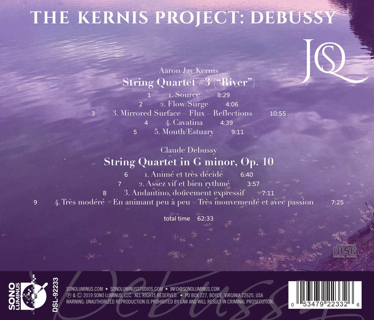 Jasper String Quartet 드뷔시 / 애런 제이 커니스: 현악 4중주 (The Kernis Project: Debussy)