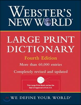 Webster&#39;s New World Large Print Dictionary