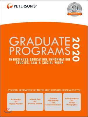 Graduate Programs in Business, Education, Information Studies, Law &amp; Social Work 2020