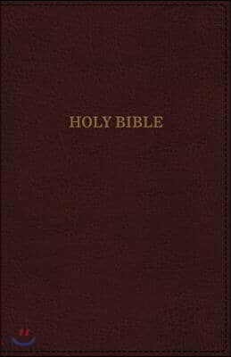 KJV, Deluxe Reference Bible, Super Giant Print, Imitation Leather, Burgundy, Indexed, Red Letter Edition