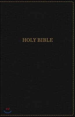 KJV, Thinline Bible, Standard Print, Imitation Leather, Black, Indexed, Red Letter Edition