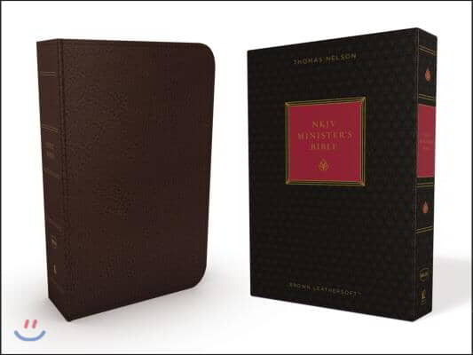 NKJV, Minister's Bible, Imitation Leather, Brown, Red Letter Edition