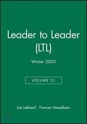 Leader to Leader Ltl, Winter 2003