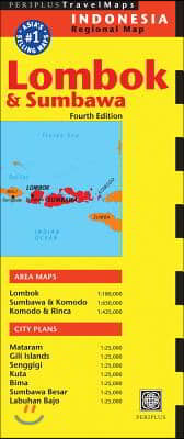 Periplus Travel Map Lombok &amp; Sumbawa